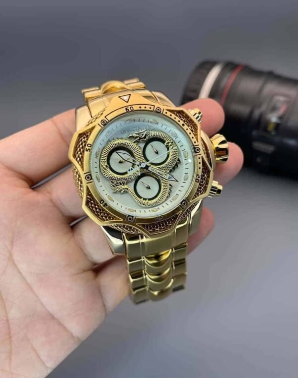 Invicta Venom Chronograph Gold