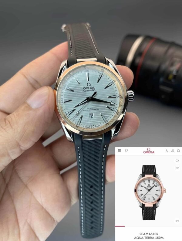 Omega Aqua Terra White Dial